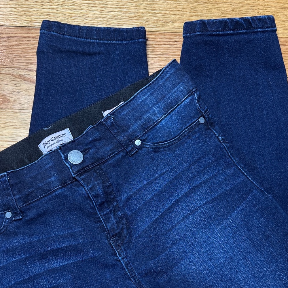 Juicy Couture Jeans Indigo Capri Size 6 Skinny Jean